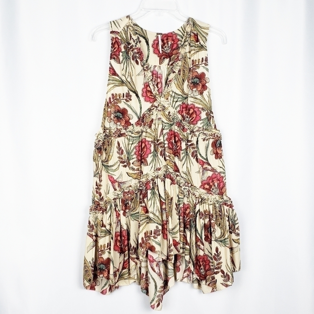 FREE PEOPLE Purple Haze floral hummingbird…